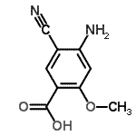 CAS 登录号：86720-97-0， 4-氨基-5-氰基-2-甲氧基苯甲酸