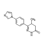 CAS#: 86798-59-6, 6-[4-(1H-Imidazol-1-yl)phenyl]-5-methyl-4,5-dihydro-3(2H)-pyridazinone