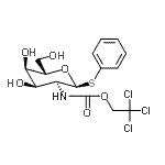 CAS#: 868230-98-2, Phenyl 2-deoxy-1-thio-2-{[(2,2,2-trichloroethoxy)carbonyl]amino}-alpha-L-allopyranoside