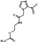 CAS#: 86832-16-8, 2-{[(2-Nitro-1H-imidazol-1-yl)acetyl]amino}ethyl acetate