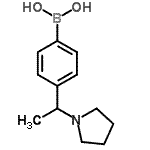 CAS#: 868395-81-7, {4-[1-(1-Pyrrolidinyl)ethyl]phenyl}boronic acid