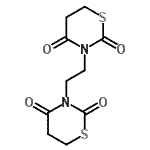 CAS#: 86842-19-5, 3,3'-(1,2-Ethanediyl)bis(1,3-thiazinane-2,4-dione)