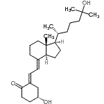 CAS#: 86852-07-5, (1R,5E,7E,17beta)-1-Hydroxy-17-[(2R)-6-hydroxy-6-methyl-2-heptanyl]-9,10-secoestra-5,7-dien-4-one