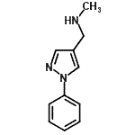 CAS#: 868552-05-0, N-Methyl-1-(1-phenyl-1H-pyrazol-4-yl)methanamine
