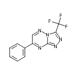 CAS#: 86869-99-0, 7-Phenyl-3-(trifluoromethyl)[1,2,4]triazolo[4,3-b][1,2,4]triazine