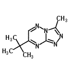 CAS#: 86870-10-2, 3-Methyl-7-(2-methyl-2-propanyl)[1,2,4]triazolo[4,3-b][1,2,4]triazine