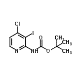CAS#: 868733-96-4, 2-Methyl-2-propanyl (4-chloro-3-iodo-2-pyridinyl)carbamate