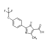 CAS#: 868851-36-9, 4-Methyl-2-[4-(trifluoromethoxy)phenyl]-1H-imidazole-5-carboxylic acid
