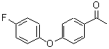 CAS 登录号：86897-02-1， 1-[4-(4-氟苯氧基)苯基]乙酮