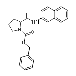 CAS#: 86925-99-7, Benzyl 2-(2-naphthylcarbamoyl)-1-pyrrolidinecarboxylate