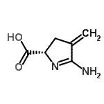 CAS#: 869305-94-2, (2S)-5-Amino-4-methylene-3,4-dihydro-2H-pyrrole-2-carboxylic acid