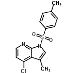 CAS#: 869335-18-2, 4-Chloro-3-methyl-1-[(4-methylphenyl)sulfonyl]-1H-pyrrolo[2,3-b]pyridine