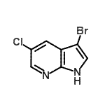 CAS#: 869335-36-4, 3-Bromo-5-chloro-1H-pyrrolo[2,3-b]pyridine