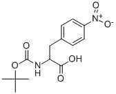 CAS 登录号：86937-80-6， 2-叔丁氧羰基氨基-3-(4-硝基-苯基)-丙酸