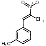 CAS 登录号：86969-37-1， 1-甲基-3-[(1E)-2-硝基-1-丙烯-1-基]苯