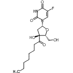 CAS#: 86977-19-7, 2'-Deoxy-5-fluoro-3'-C-octanoyluridine