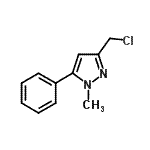 CAS#: 869901-13-3, 3-(Chloromethyl)-1-methyl-5-phenyl-1H-pyrazole
