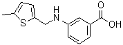 CAS#: 869950-50-5, 3-{[(5-Methyl-2-thienyl)methyl]amino}benzoic acid