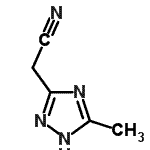 CAS#: 86999-26-0, (5-Methyl-1H-1,2,4-triazol-3-yl)acetonitrile
