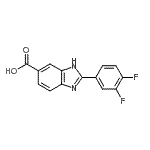 CAS#: 870115-12-1, 2-(3,4-Difluorophenyl)-1H-benzimidazole-6-carboxylic acid