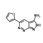 CAS#: 870119-81-6, 5-(2-Furyl)-2H-pyrazolo[3,4-c]pyridazin-3-amine
