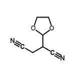 CAS#: 87021-38-3, 2-(1,3-Dioxolan-2-yl)succinonitrile