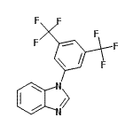 CAS 登录号：870450-89-8， 1-[3,5-二(三氟甲基)苯基]-1H-苯并咪唑