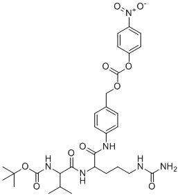 CAS#: 870487-10-8, Boc-Val-Cit-PAB-PNP