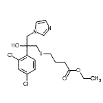 CAS#: 87049-53-4, Ethyl 4-{[2-(2,4-dichlorophenyl)-2-hydroxy-3-(1H-imidazol-1-yl)propyl]sulfanyl}butanoate