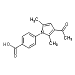 CAS#: 870540-39-9, 4-(3-Acetyl-2,5-dimethyl-1H-pyrrol-1-yl)benzoic acid