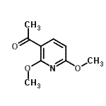 CAS#: 870703-62-1, 1-(2,6-Dimethoxy-3-pyridinyl)ethanone