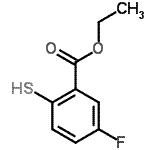 CAS#: 870703-85-8, Ethyl 5-fluoro-2-sulfanylbenzoate