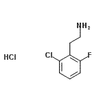CAS#: 870717-94-5, 2-(2-Chloro-6-fluorophenyl)ethanamine hydrochloride (1:1)
