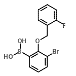 CAS#: 870778-86-2, {3-Bromo-2-[(2-fluorobenzyl)oxy]phenyl}boronic acid