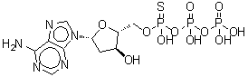 CAS#: 87092-22-6, alpha-Thiodeoxyadenosine triphosphate