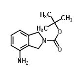 CAS#: 871013-98-8, 2-Methyl-2-propanyl 4-amino-1,3-dihydro-2H-isoindole-2-carboxylate