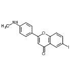 CAS#: 871101-30-3, 6-Iodo-2-[4-(methylamino)phenyl]-4H-chromen-4-one