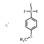 CAS#: 871231-43-5, Potassium trifluoro[4-(methylsulfanyl)phenyl]borate(1-)