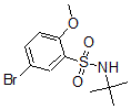 CAS#: 871269-15-7, 5-Bromo-N-(1,1-Dimethylethyl)-2-Methoxy-Benzenesulfonamide