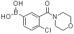CAS 登录号：871332-71-7， [4-氯-3-(4-吗啉基羰基)苯基]硼酸