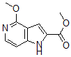 CAS#: 871583-16-3, 4-Methoxy-1H-Pyrrolo[3,2-c]Pyridine-2-carboxylic Acid Methyl Ester