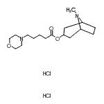 CAS#: 87168-53-4, 8-Methyl-8-azabicyclo[3.2.1]oct-3-yl 5-(4-morpholinyl)pentanoate dihydrochloride