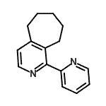 CAS#: 871798-85-5, 1-(2-Pyridinyl)-6,7,8,9-tetrahydro-5H-cyclohepta[c]pyridine