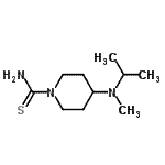 CAS 登录号：871828-52-3， 4-[异丙基(甲基)氨基]-1-哌啶硫代甲酰胺