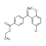 CAS#: 872088-13-6, Ethyl 4-(5-chloro-2-methoxybenzoyl)benzoate