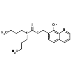 CAS#: 87236-71-3, (8-Hydroxy-7-quinolinyl)methyl dibutylcarbamodithioate