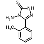 CAS#: 87239-95-0, 4-Amino-5-(2-methylphenyl)-4H-1,2,4-triazole-3-thiol