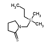 CAS#: 872415-86-6, 1-{[Dimethyl(propyl)silyl]methyl}-2-pyrrolidinethione