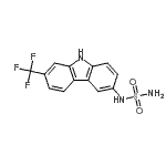 CAS 登录号：872604-37-0， N-[7-(三氟甲基)-9H-咔唑-3-基]硫二酰胺