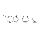 CAS#: 872726-34-6, 5-Fluoro-2-(4-methoxyphenyl)-1,3-benzothiazole